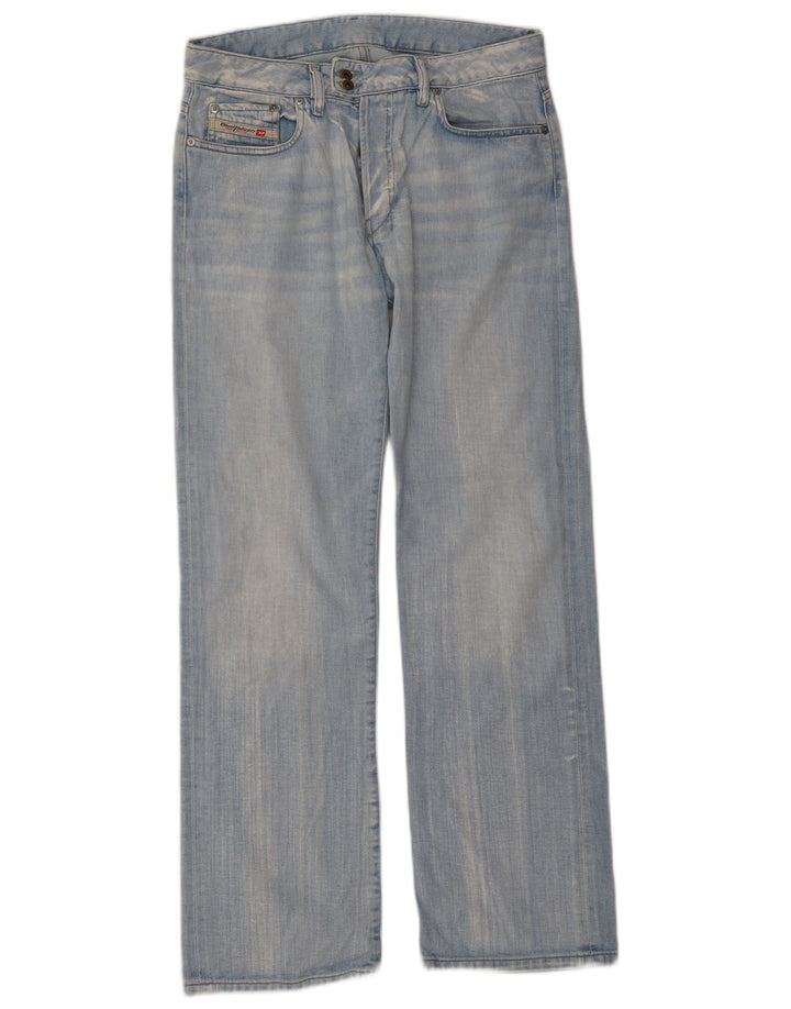 Diesel Masculino Bootcut Jeans W32 L32 Azul Algodão