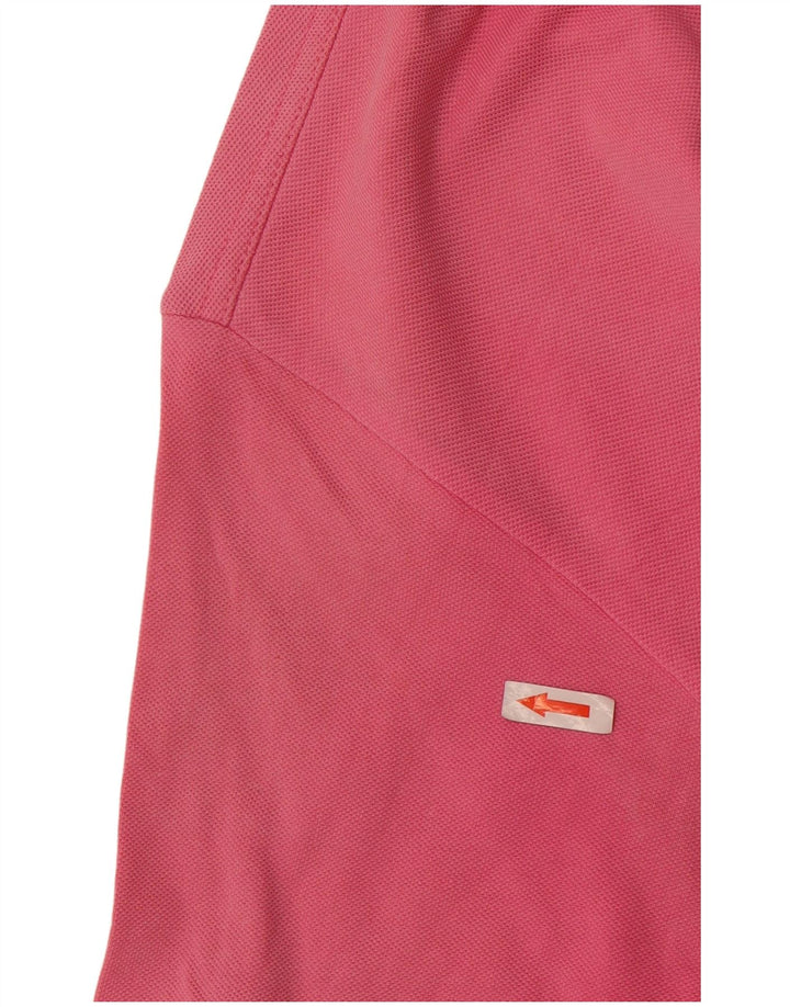 Camisa polo masculina Kappa grande algodão rosa