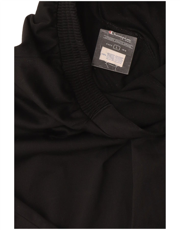 Calça feminina Champion Flare UK 14 grande poliéster preto