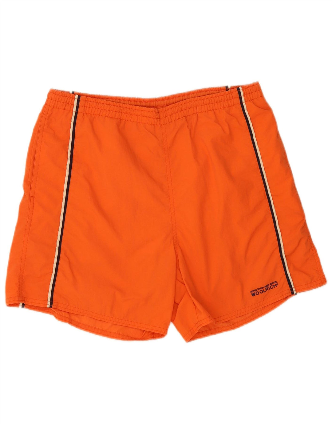Shorts esportivos masculinos Woolrich médio laranja nylon