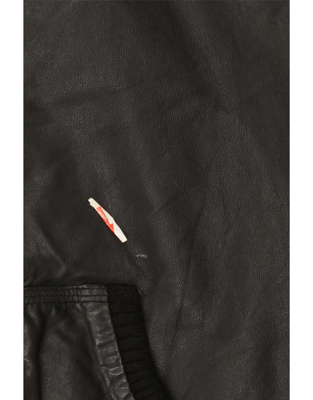 Jaqueta de couro com capuz militar masculina Superdry Reino Unido 38 médio preto