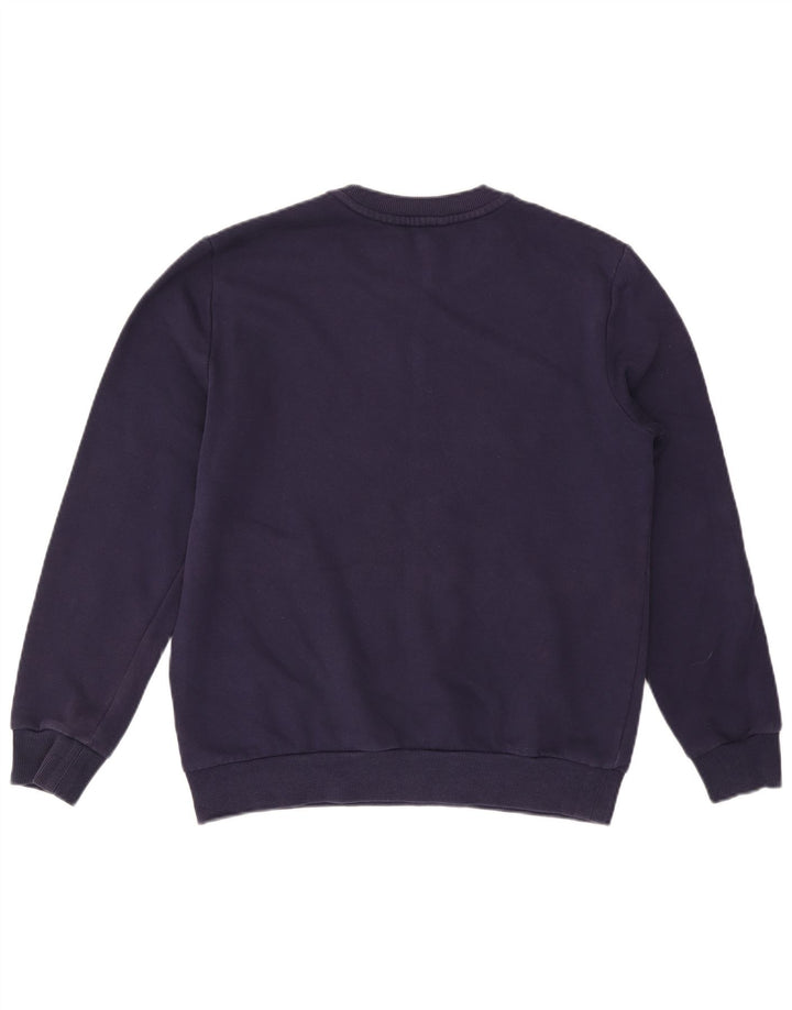Calvin Klein Jeans Masculino moletom gráfico jumper médio azul marinho algodão