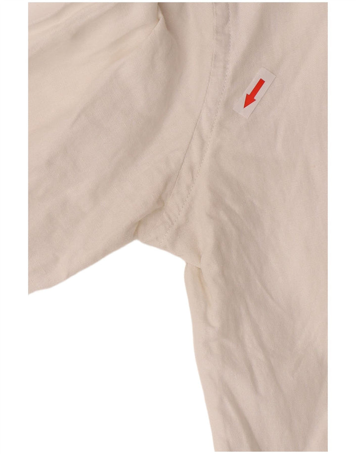 Camisa masculina Tommy Hilfiger Regular Fit grande algodão branco
