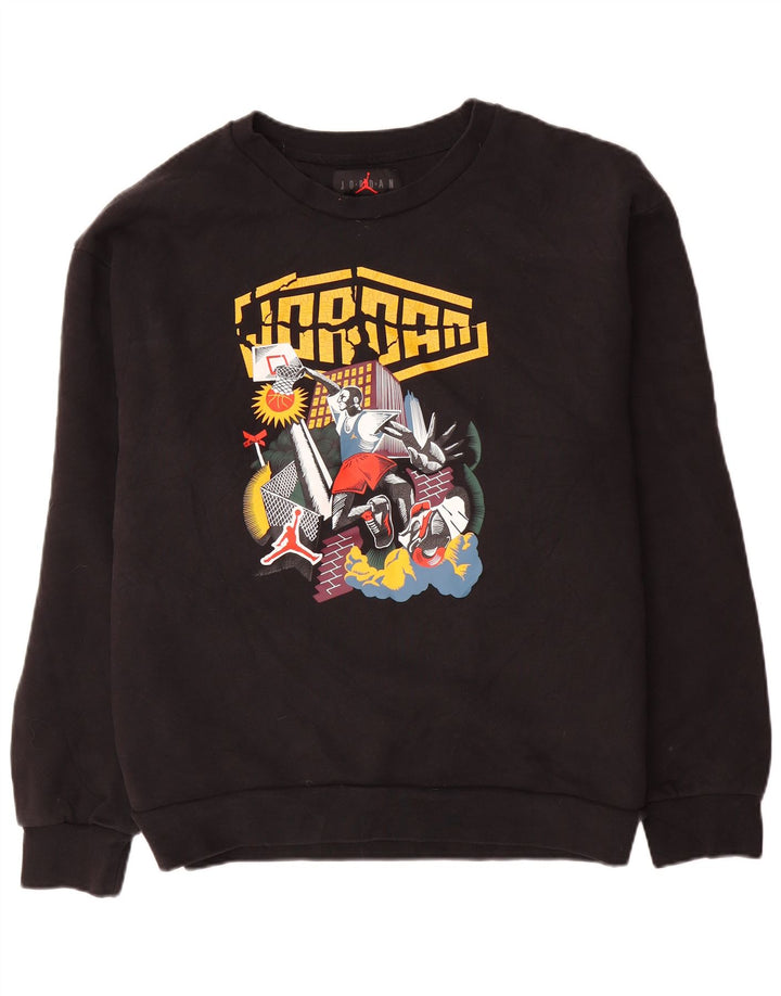 Jordan Mens Graphic Moletom Jumper XL Algodão Preto
