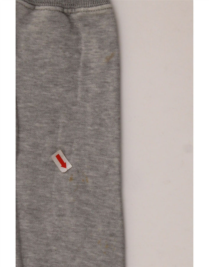 Suéter feminino com capuz e zíper CHAMPION Reino Unido 14 algodão colorblock branco médio