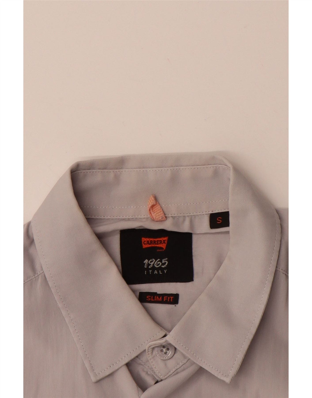 Camisa masculina slim fit CARRERA pequena cinza