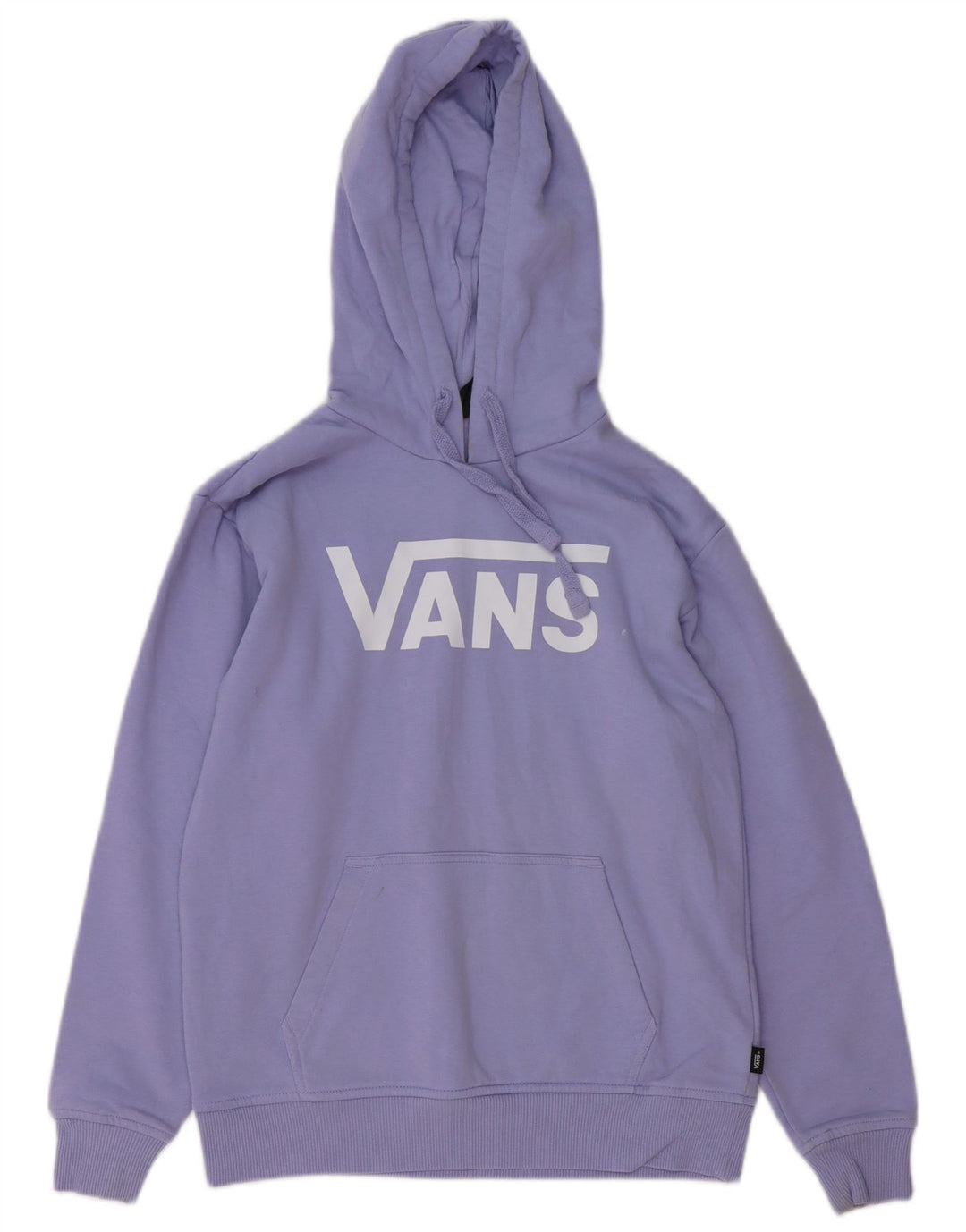 VANS feminino oversized gráfico moletom com capuz UK 6 XS roxo algodão