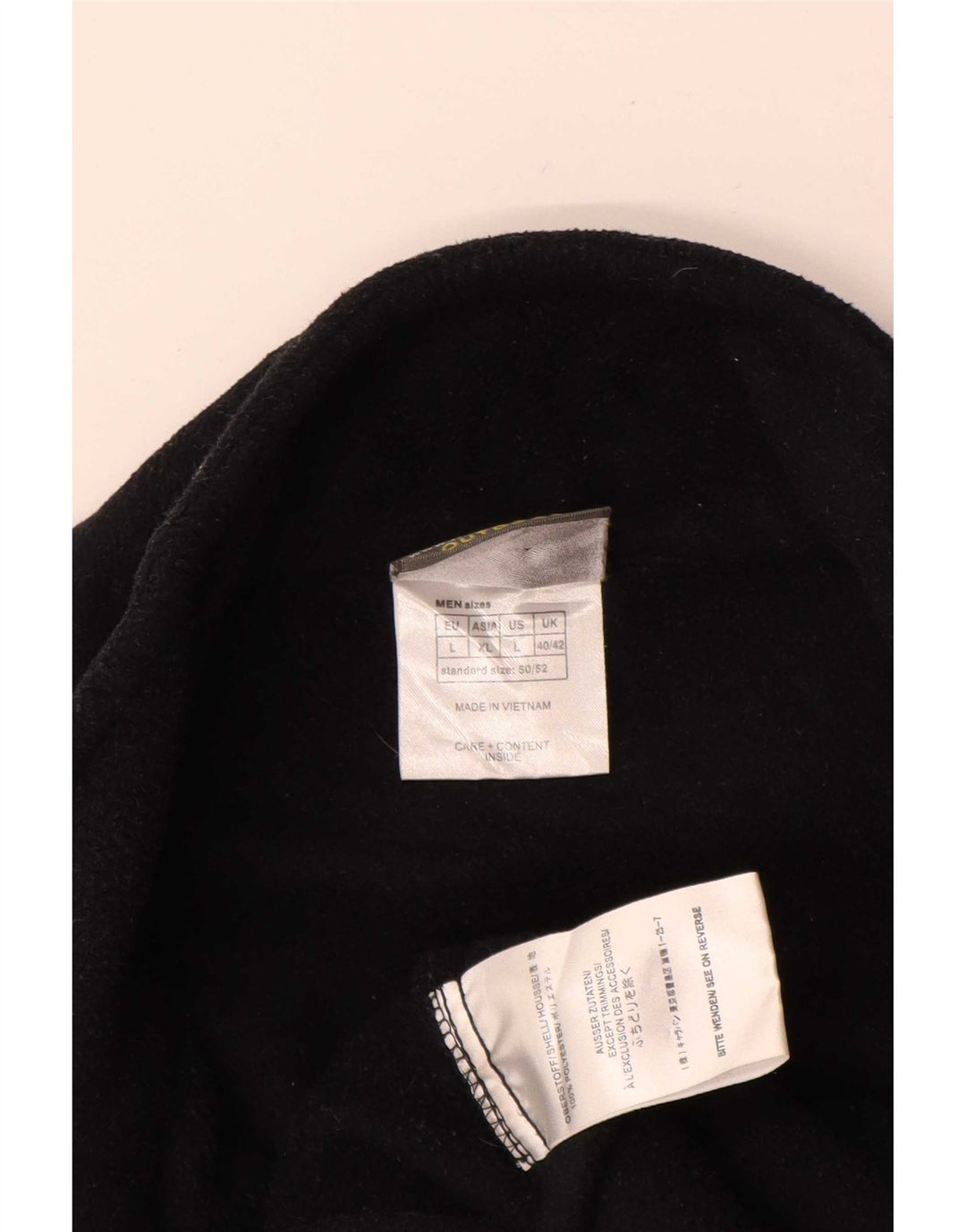 Jaqueta de lã masculina Jack Wolfskin tamanho 40/42 XL poliéster preto