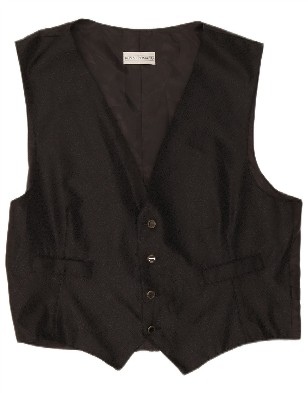 Colete masculino Renzo XL preto poliéster