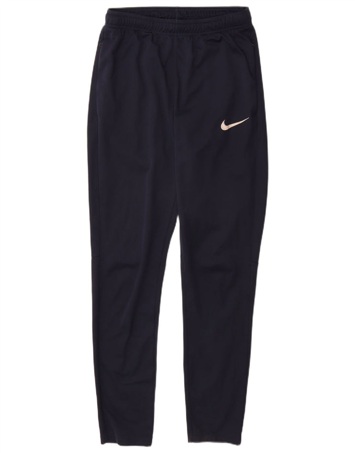 Calça de treino Nike masculina Dri Fit pequena azul marinho