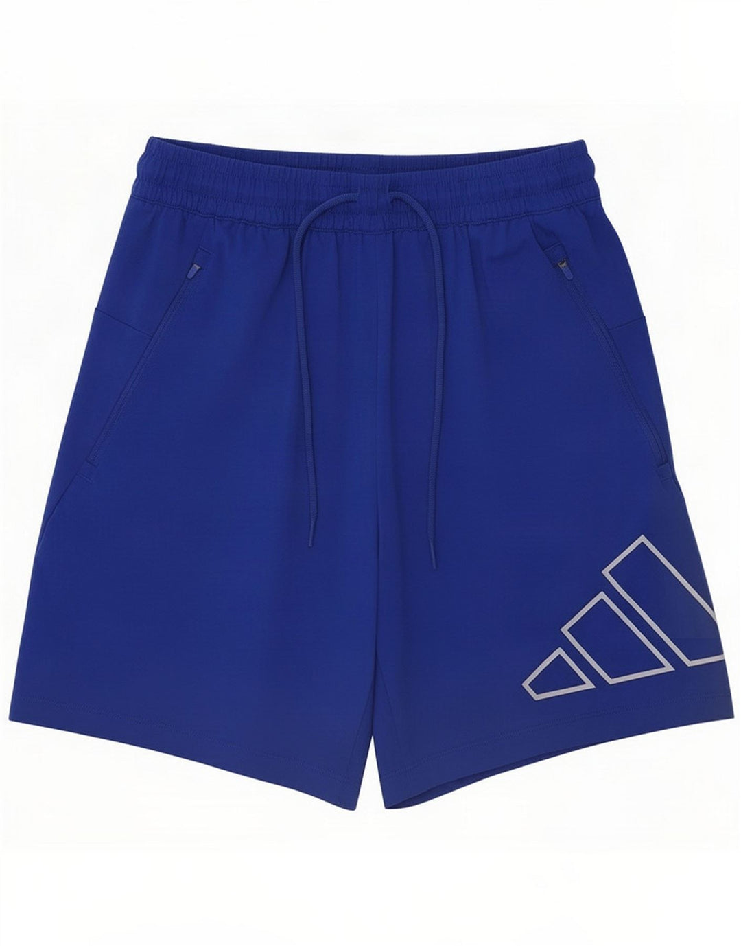 Shorts esportivos gráficos masculinos Adidas pequeno poliéster azul