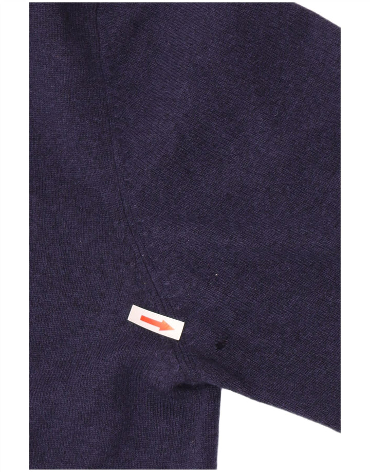 Suéter cardigã masculino Kappa XL azul marinho lã virgem