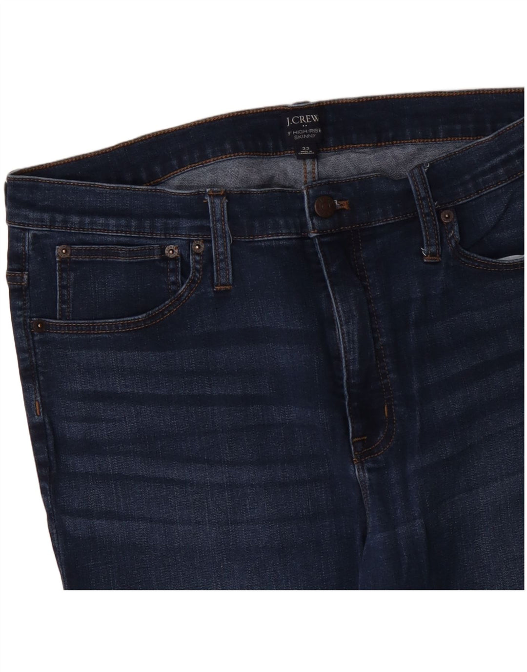 J. CREW Jeans skinny feminino de cintura alta W33 L28 azul
