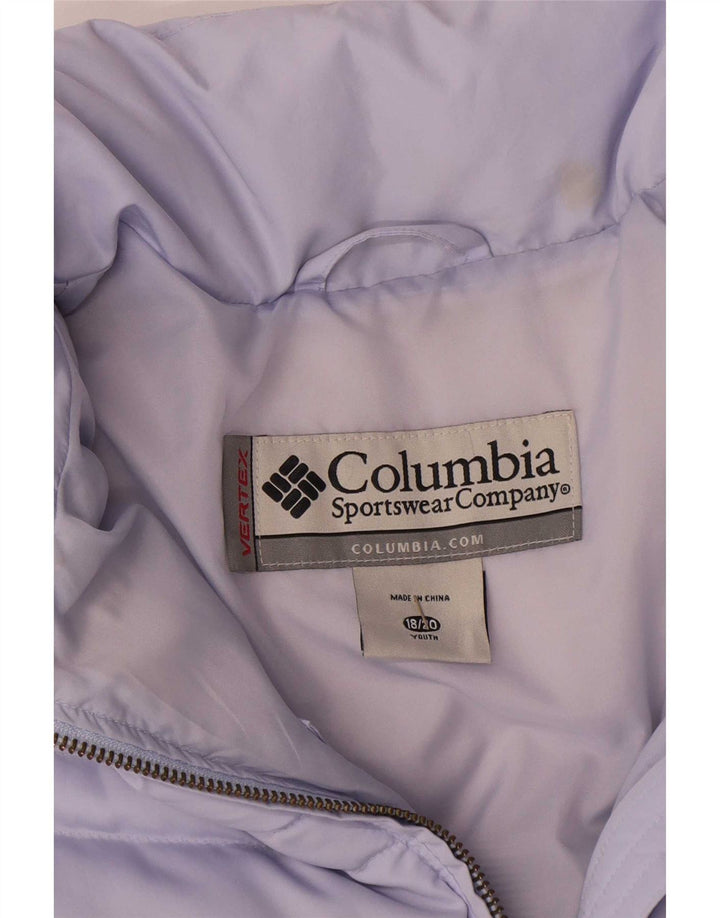 Columbia Jaqueta Acolchoada Menina 15-16 Anos Roxo Poliéster
