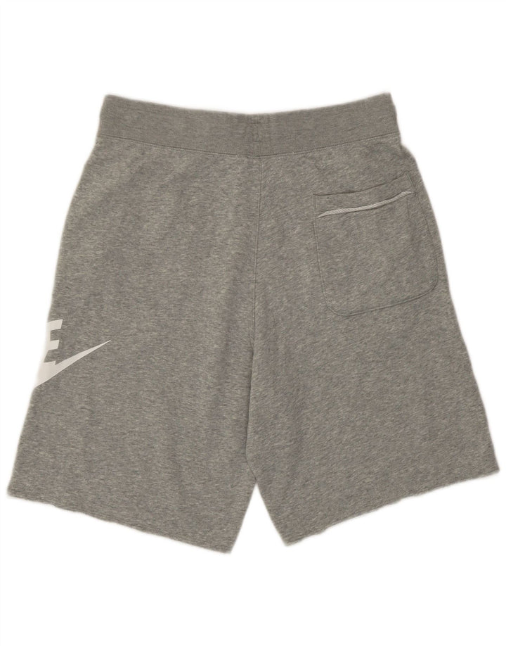 Shorts esportivos gráficos masculinos Nike pequeno algodão cinza