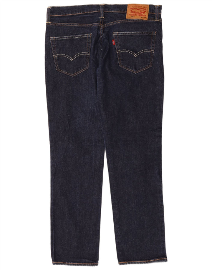 Levi's Masculino 511 Slim Jeans W34 L30 Azul Marinho Algodão