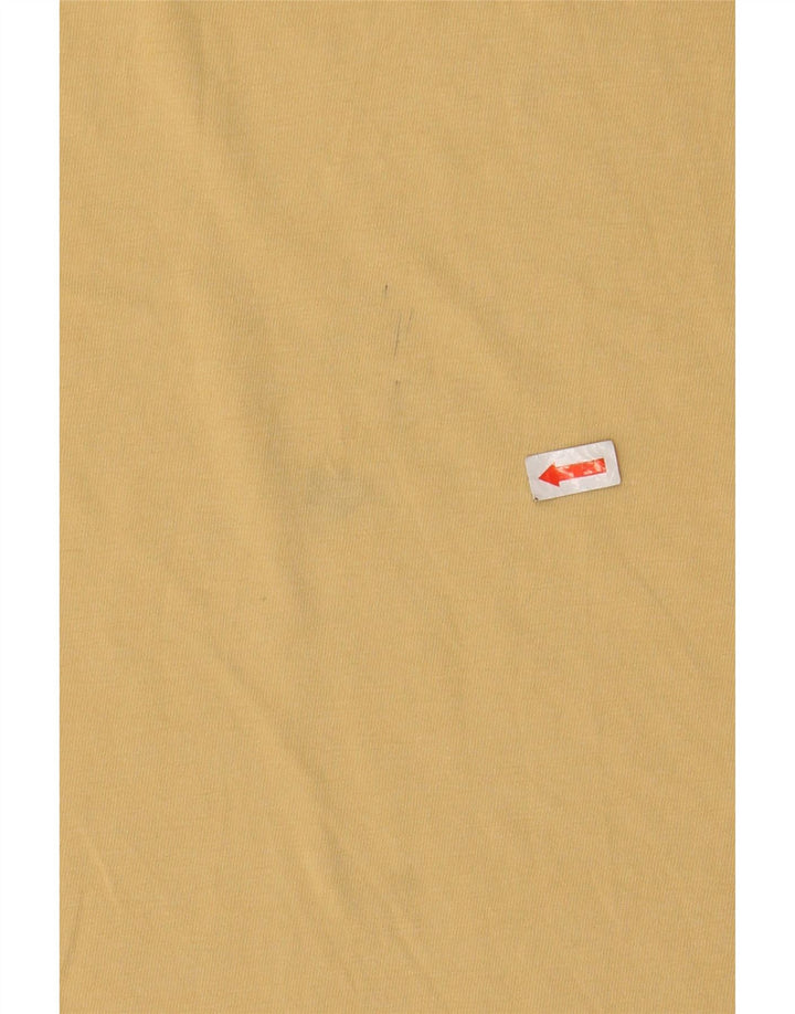 Camiseta masculina VANS Classic Fit Graphic Top Médio Algodão Amarelo