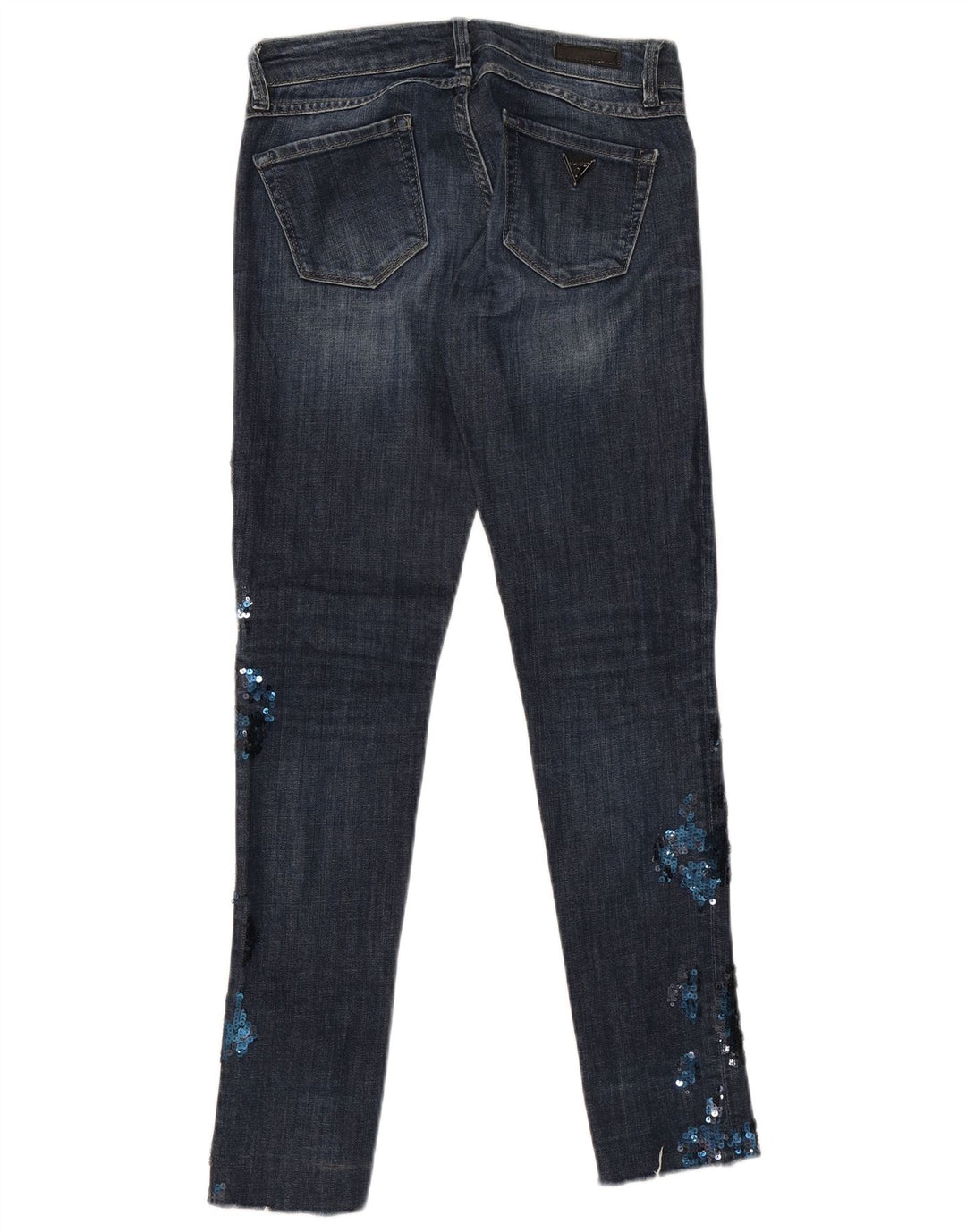 Guess Feminino Starlet Skinny Jeans W24 L30 Azul Algodão
