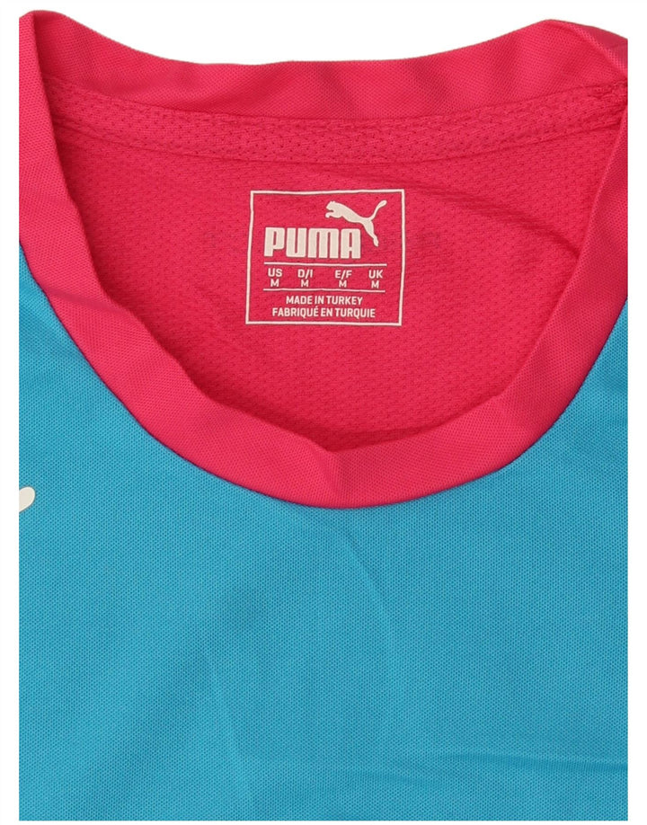 Camiseta masculina Puma Graphic Top Medium Pink Colourblock