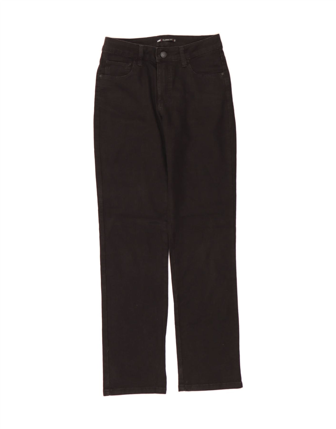 LEE Womens Classic Fit Tapered Jeans US 6 Medium W28 L32 Black Cotton Vintage Lee and Second-Hand Lee from Messina Hembry 
