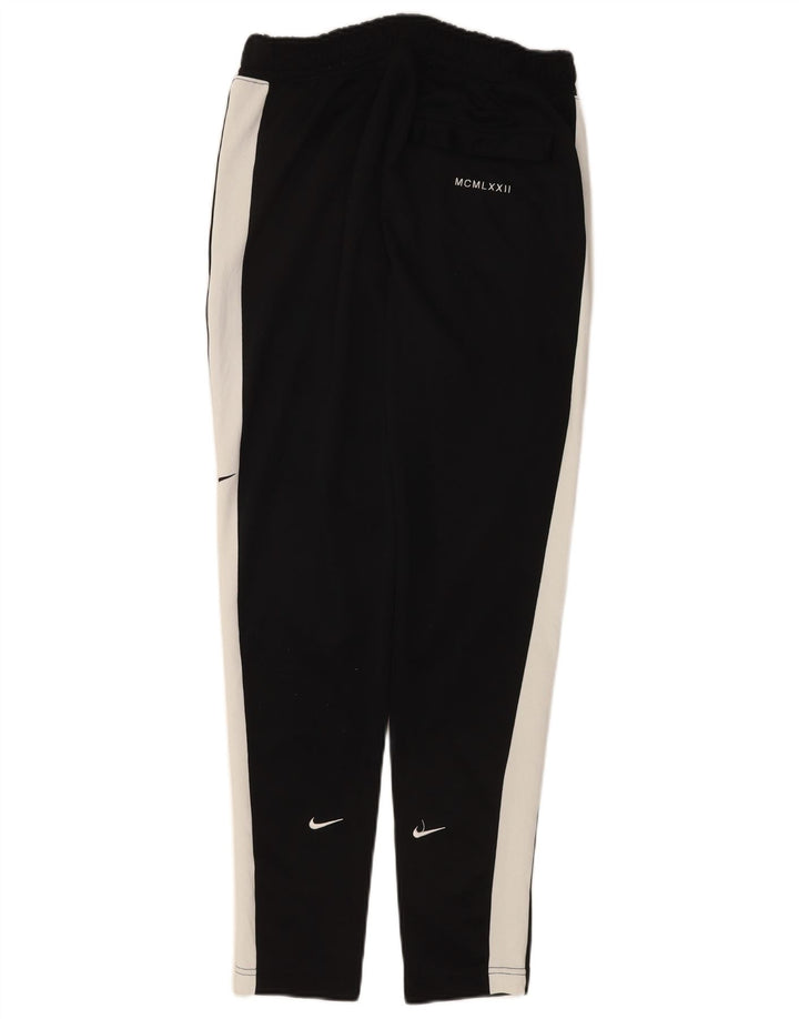 Calça de treino masculina Nike Dri Fit médio preto colorblock poliéster