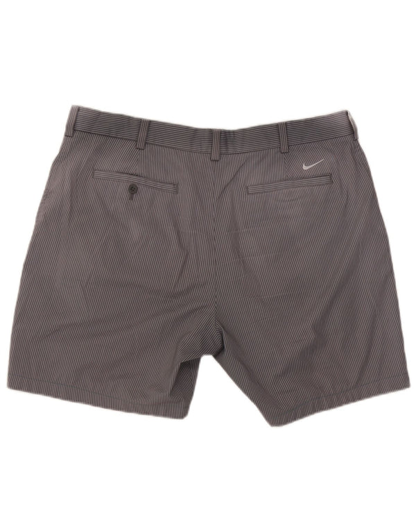 Nike Mens Golf Chino Shorts W36 Grande Cinza Risca de Giz Poliéster