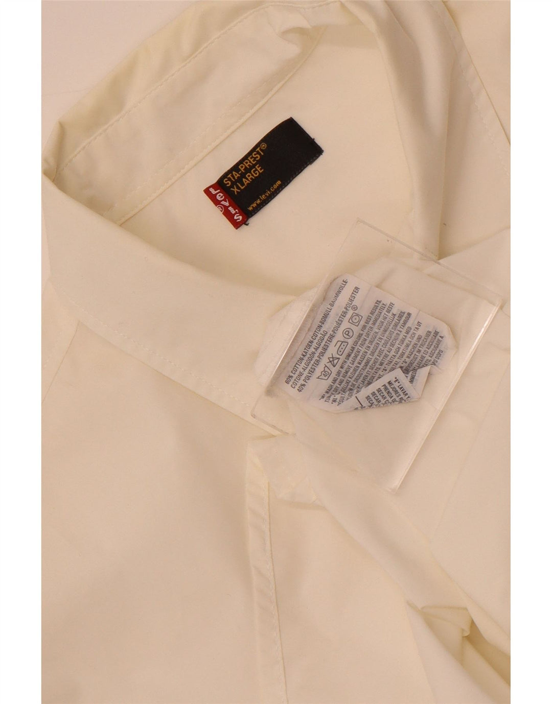 Camisa masculina Levi's XL branca algodão
