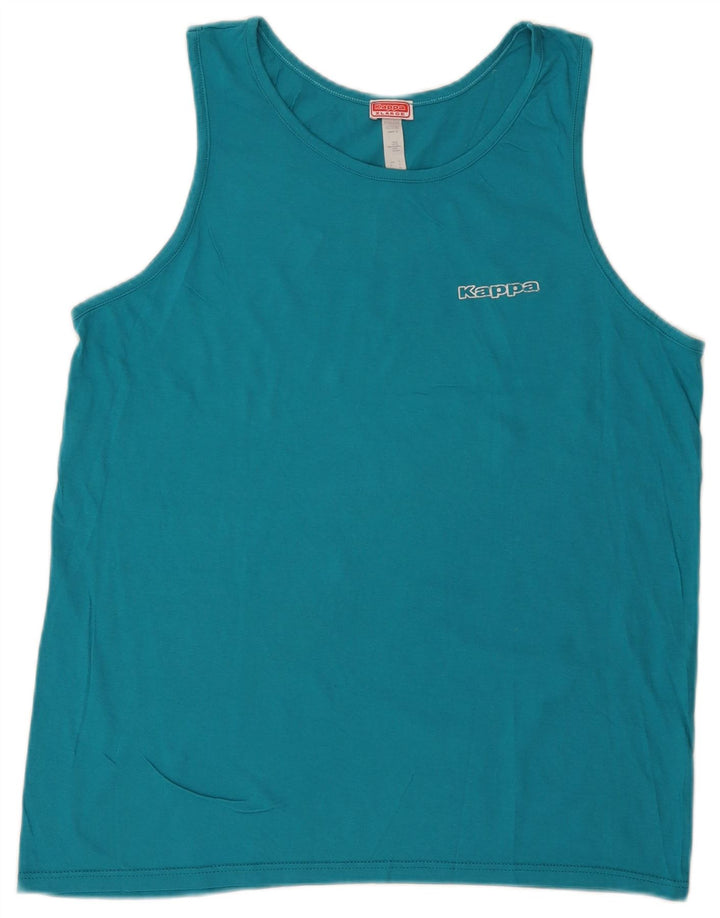 Colete masculino Kappa Top XL algodão azul