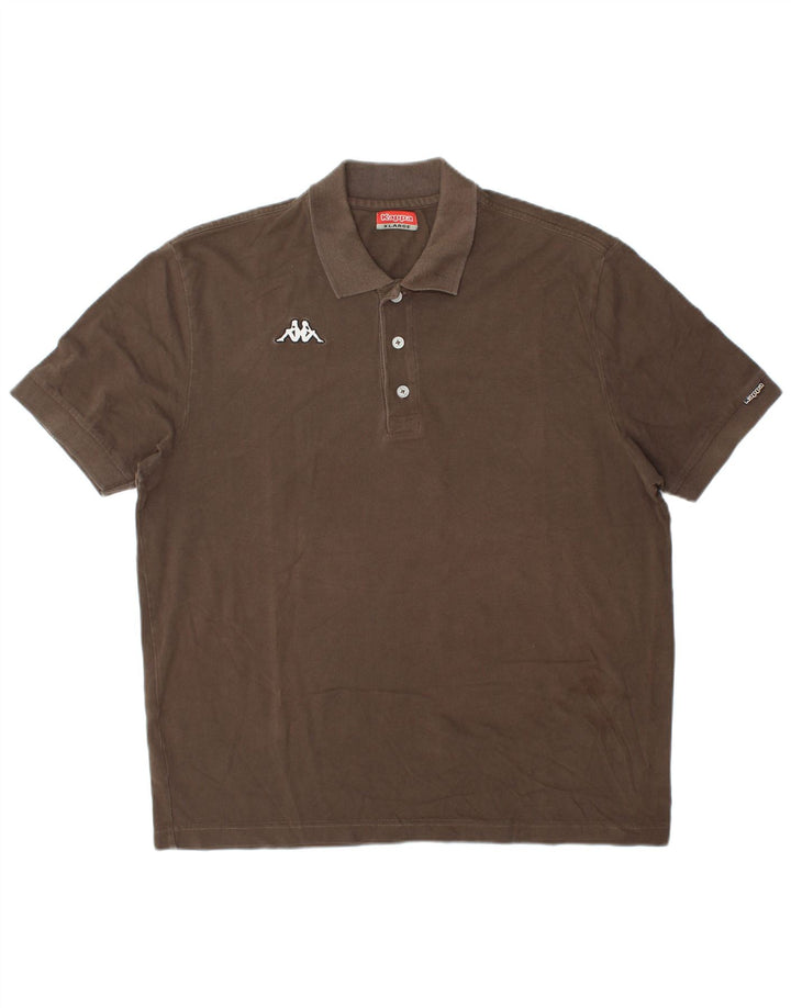 Camisa polo masculina Kappa XL marrom