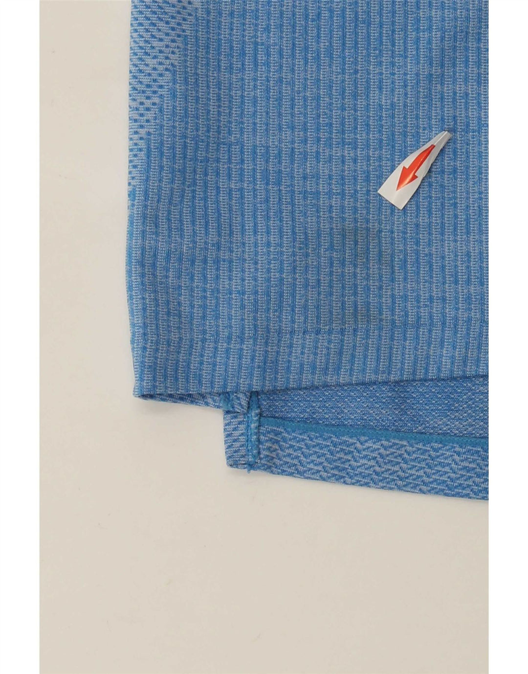 Camiseta masculina Nike Dri Fit Top pequeno poliéster manchado azul