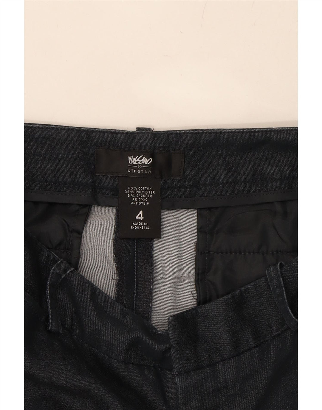 MOSSIMO Womens Chino Shorts US 4 Small W30 Navy Blue Cotton Vintage Mossimo and Second-Hand Mossimo from Messina Hembry 