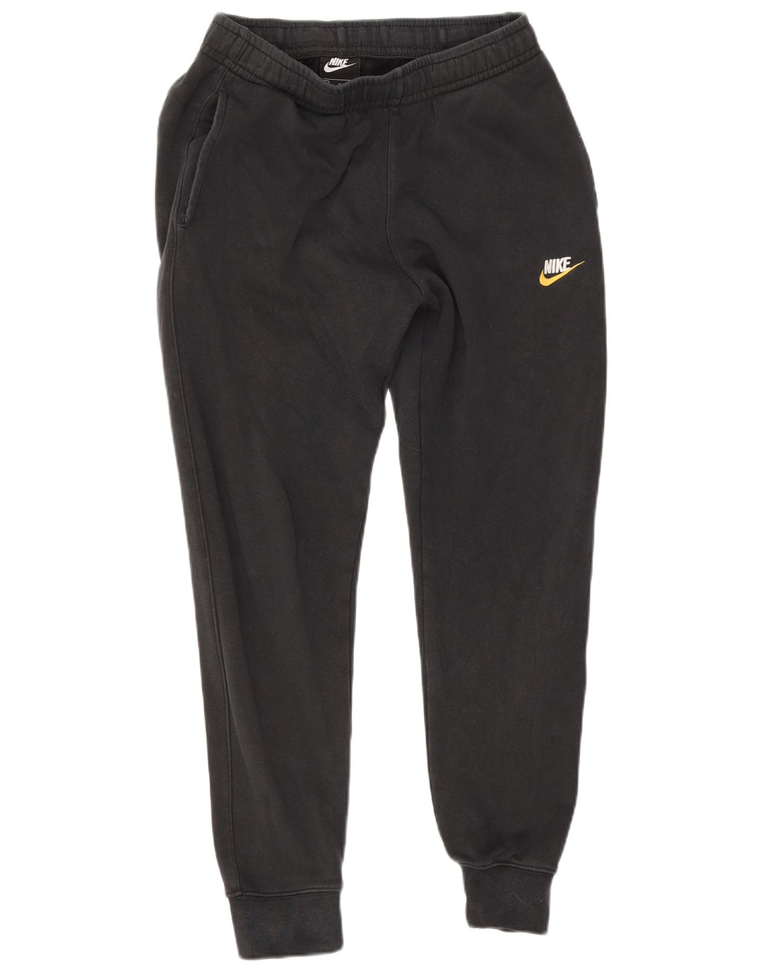 Nike Mens Treino Calças Joggers Pequeno Algodão Preto