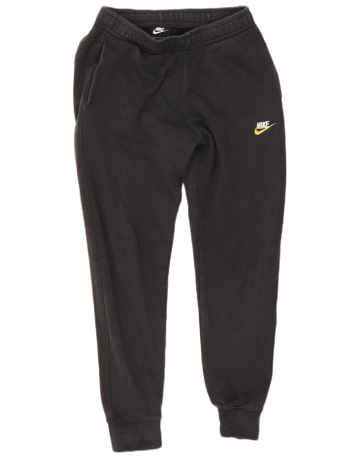 Nike Mens Treino Calças Joggers Pequeno Algodão Preto