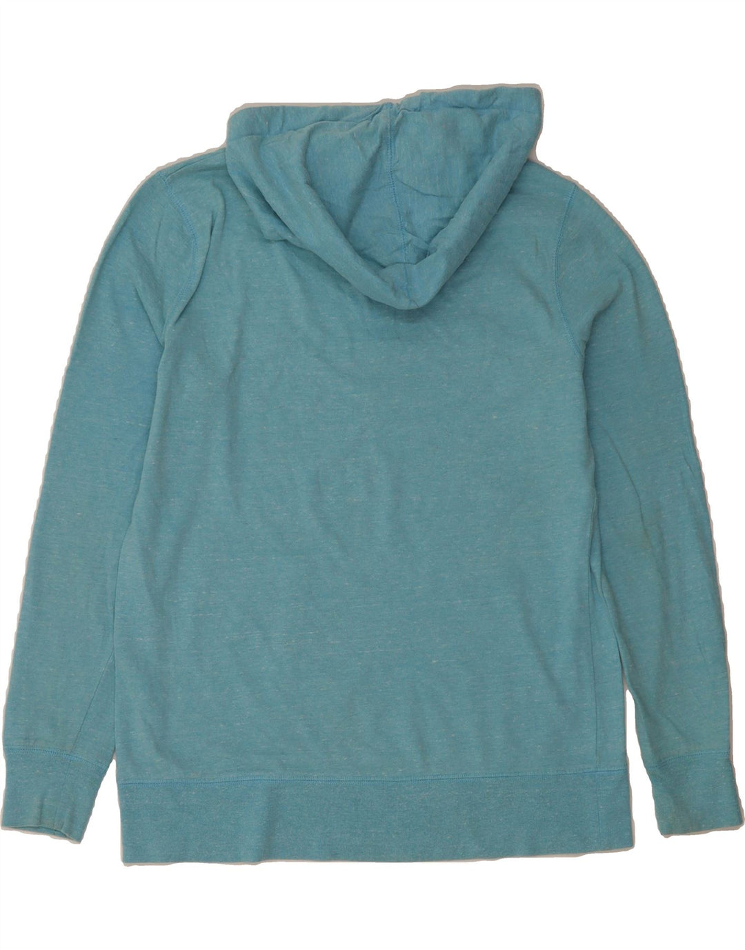 CHAMPION Womens Graphic Hoodie Jumper UK 12 Medium Blue Cotton Vintage Champion and Second-Hand Champion from Messina Hembry 
