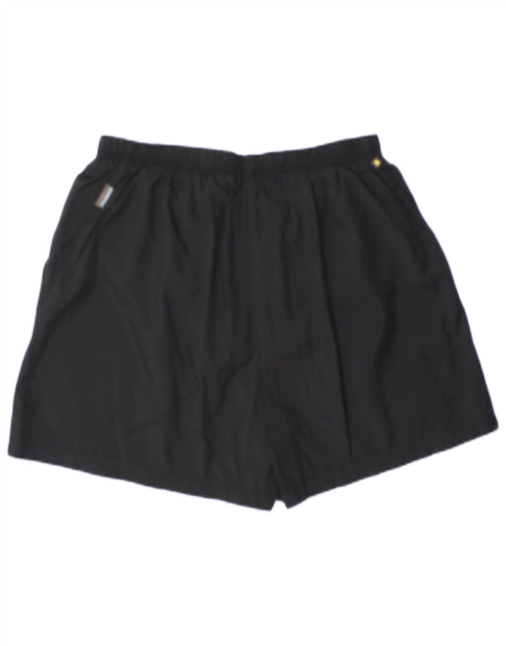 Shorts esportivos masculinos Reebok médio preto nylon