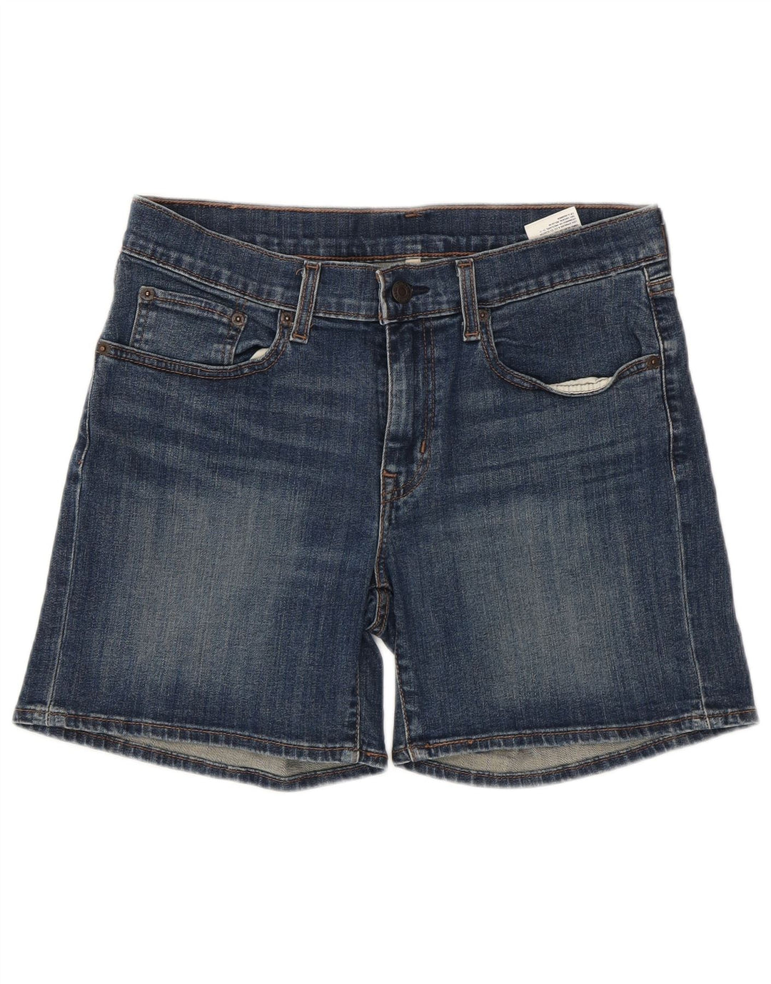Shorts jeans feminino LEVI'S W30 algodão azul médio