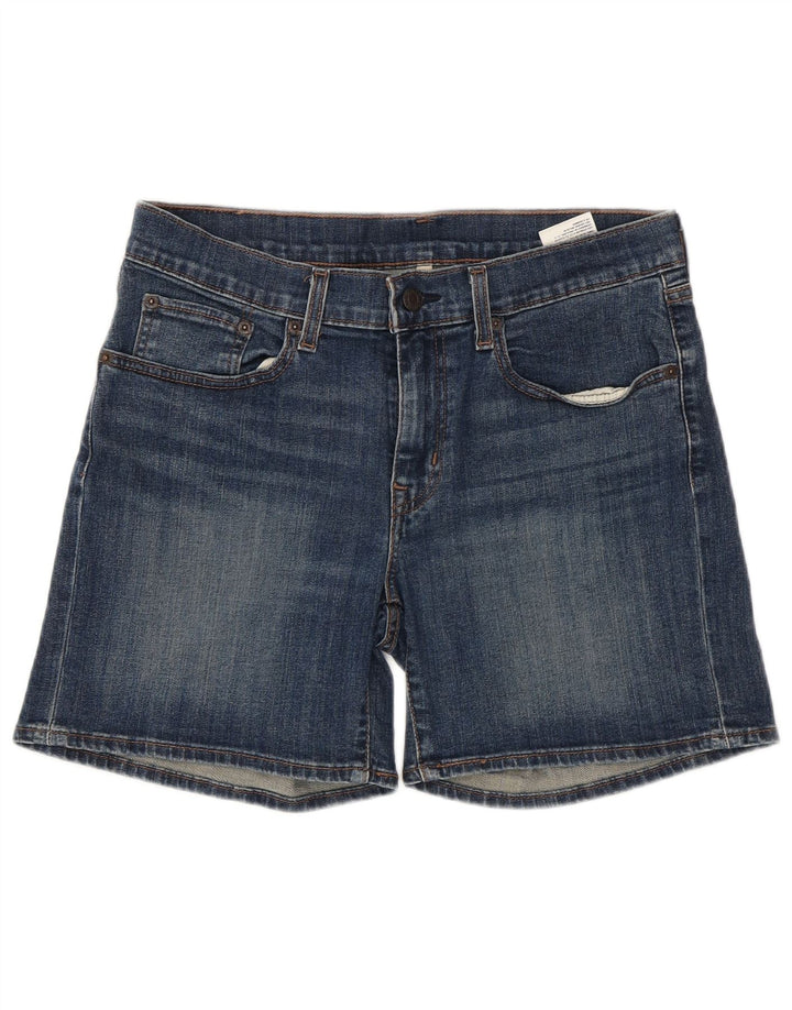Shorts jeans feminino LEVI'S W30 algodão azul médio