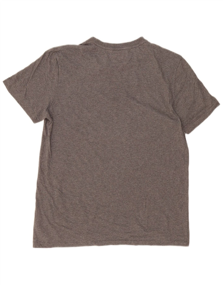 Camiseta masculina Calvin Klein grande algodão cinza