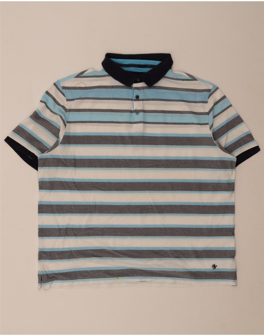 Camisa polo masculina Marks & Spencer Blue Harbor 2XL listrada multicolorida