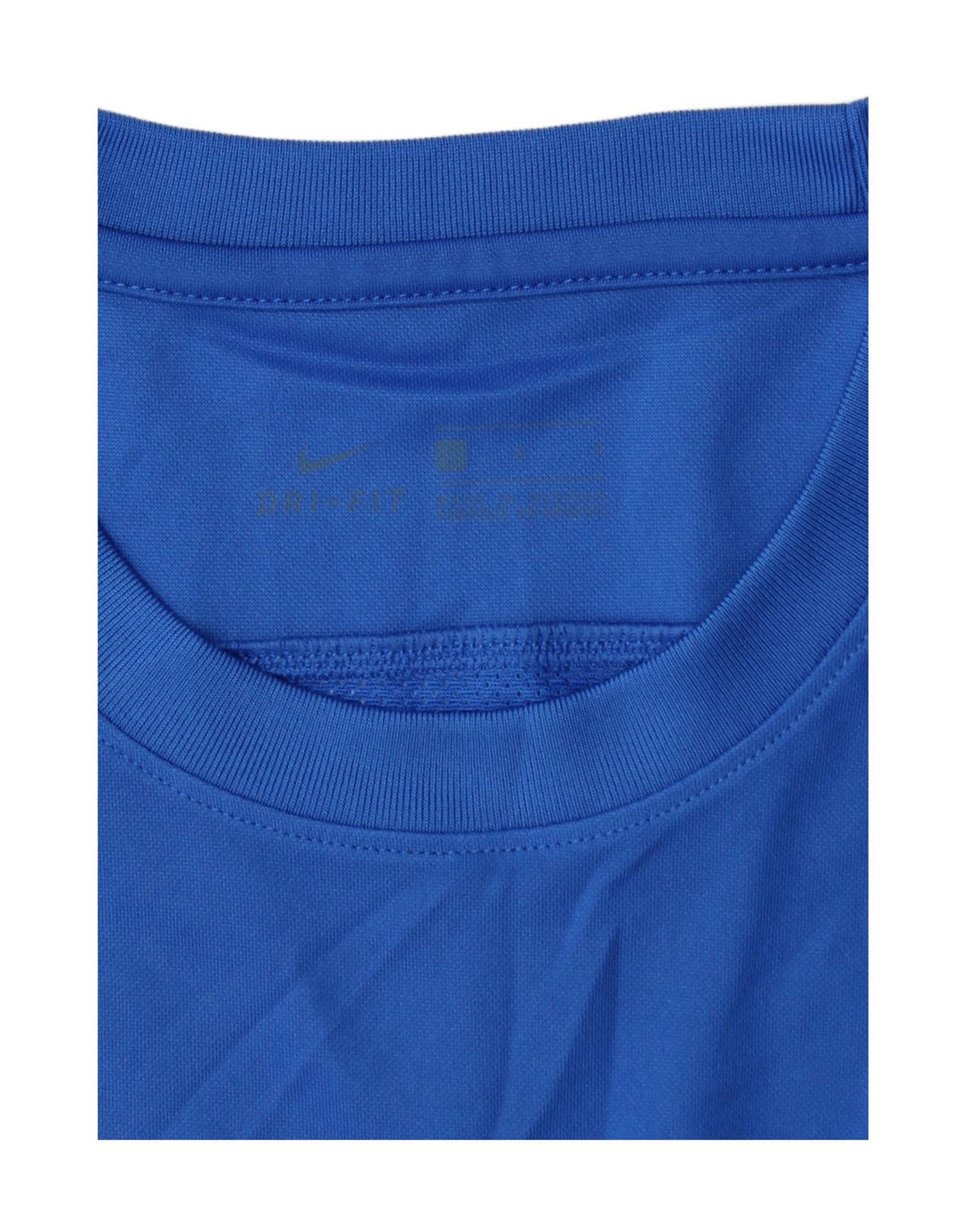 Camiseta masculina NIKE Dri Fit Graphic Top grande azul poliéster