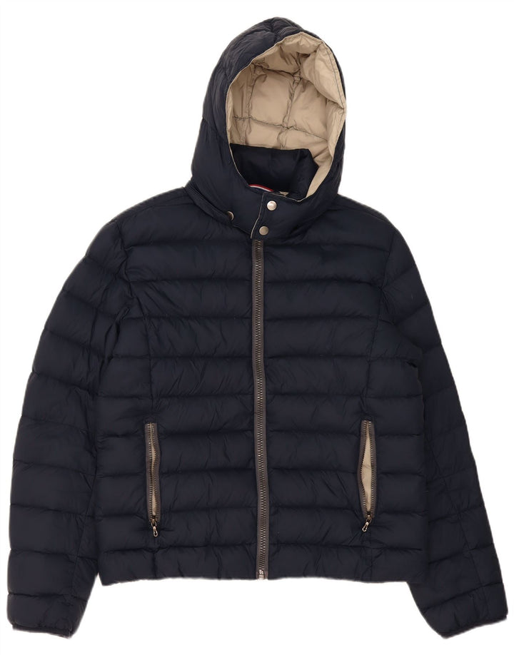 Jaqueta masculina acolchoada com capuz Colmar IT 48 azul marinho médio