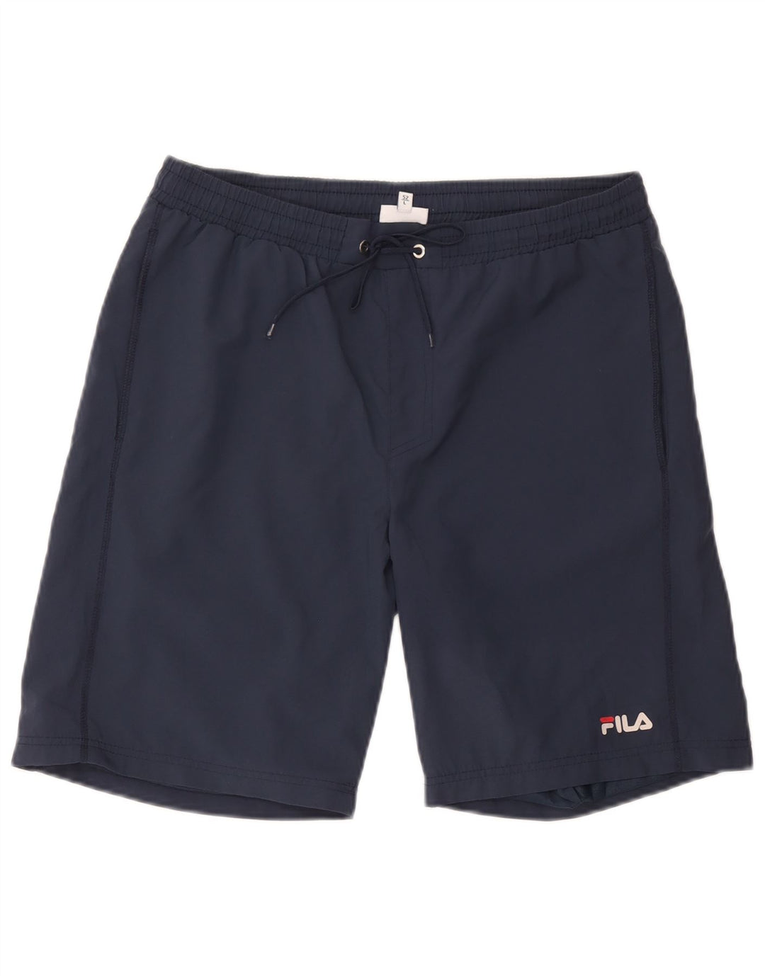 Fila Mens Sport Shorts Grande Poliéster Azul Marinho