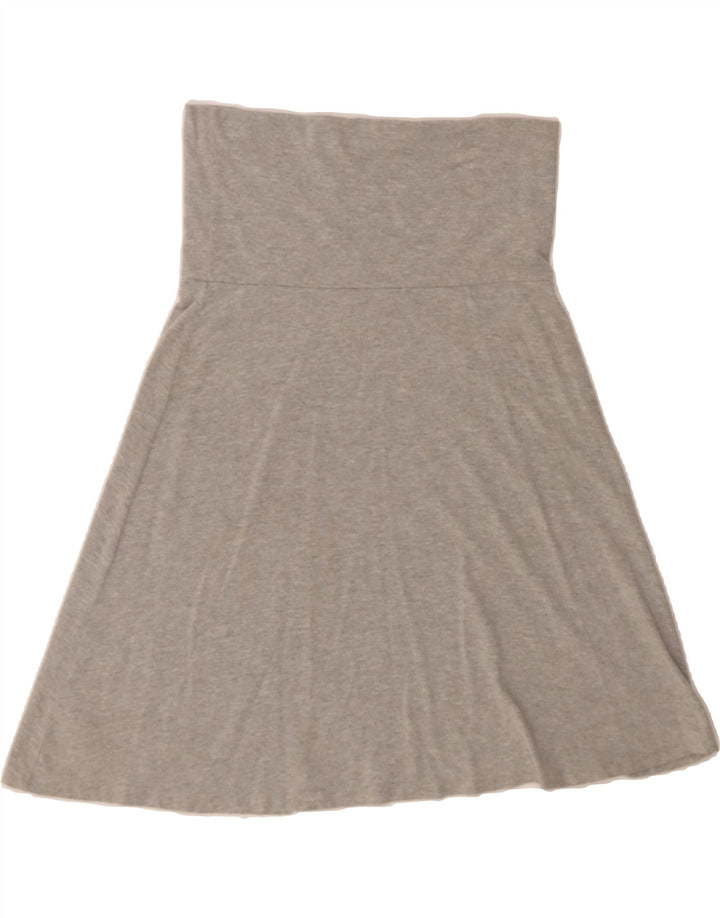 MOSSIMO Womens A-Line Skirt Small W30 Grey Cotton Vintage Mossimo and Second-Hand Mossimo from Messina Hembry 