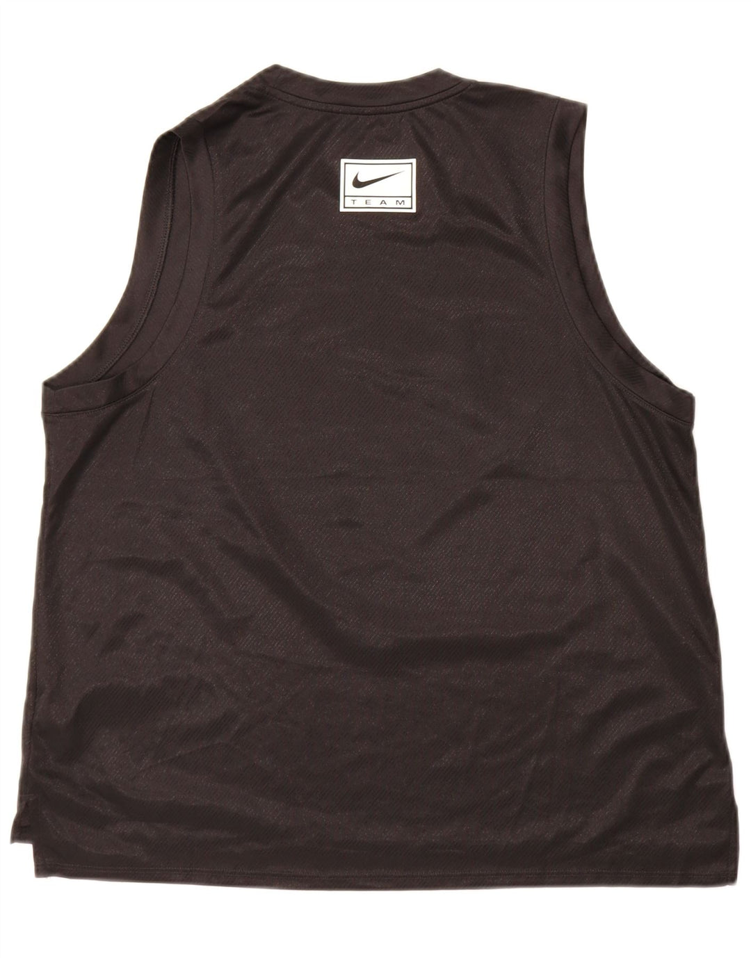 Nike Womens Dri Fit Graphic Vest Top UK 18 XL Preto Poliéster