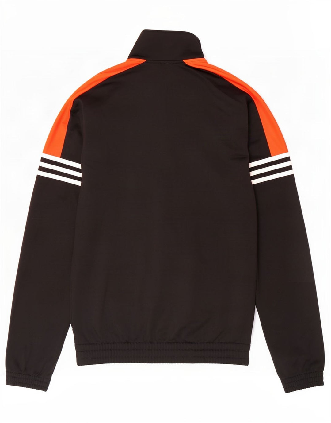 Adidas Mens Tracksuit Top Jacket UK 36/38 Pequeno Preto Colorblock Poliéster
