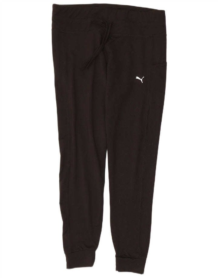 Calça de treino feminina PUMA Joggers UK 18 XL preto poliéster