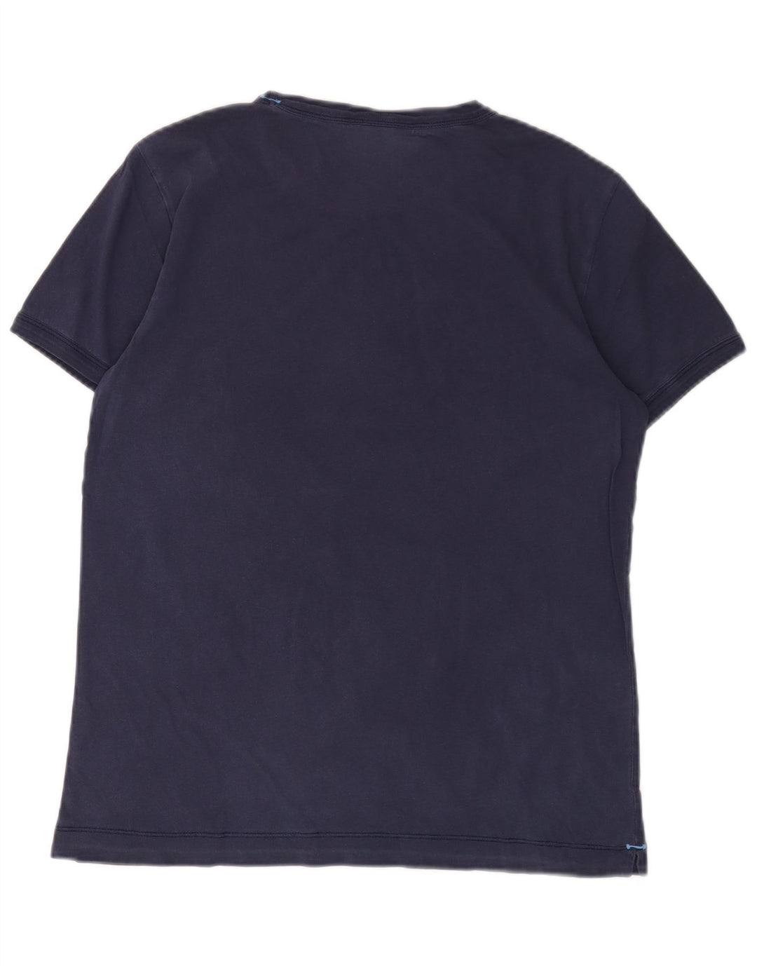 Camiseta gráfica masculina BEST COMPANY pequena azul marinho