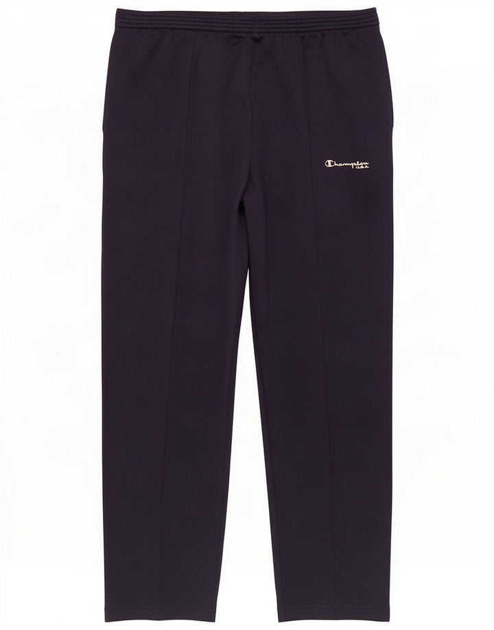 Calça de treino masculina Champion grande poliéster azul marinho