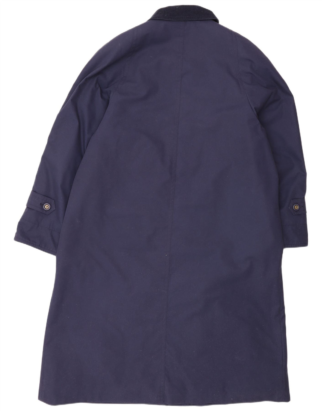 Sobretudo feminino Dannimac UK 18 XL azul marinho poliéster clássico