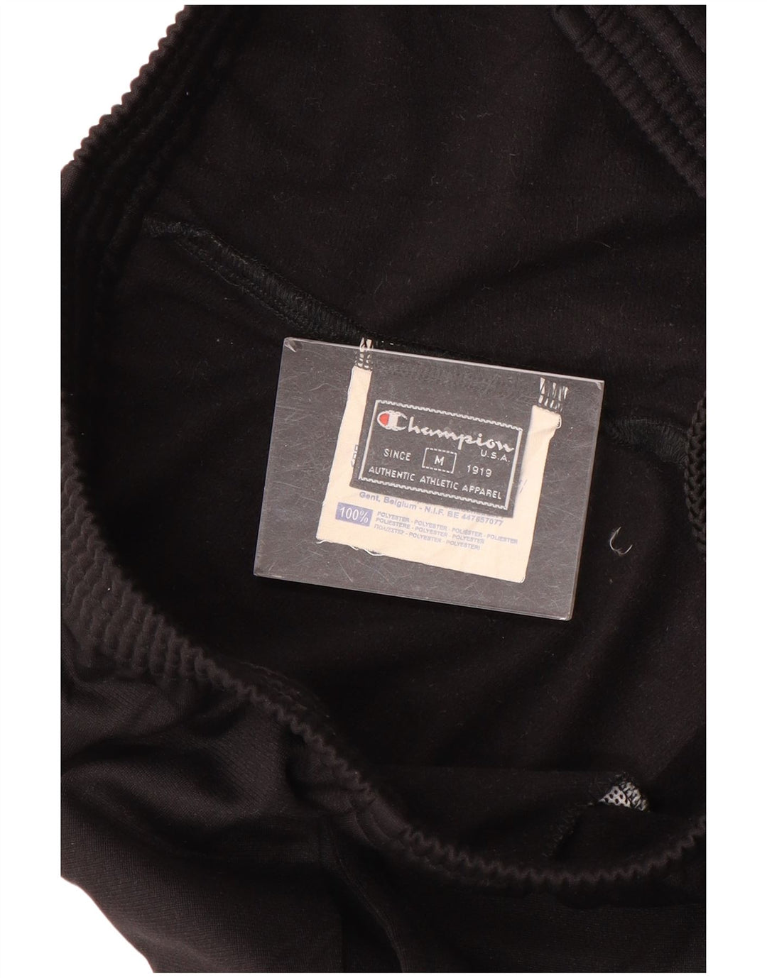 Calça de treino masculina Champion poliéster preto médio